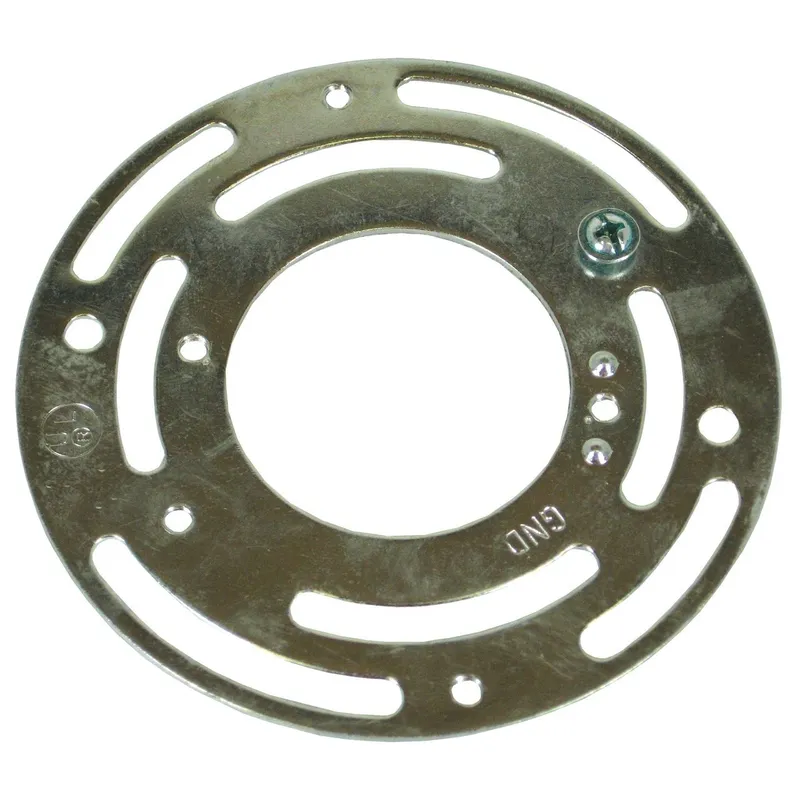 Spider Plate, Universal Mount, Adapts to 3" or 4" Round Box, Steel