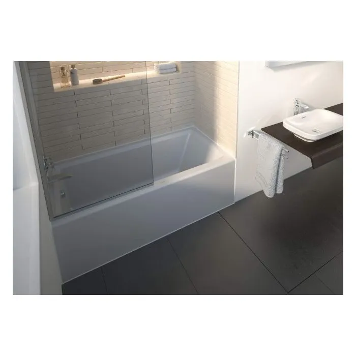 DURAVIT 700354000000091 Architec 60-Inch Alcove Soaking Bathtub
