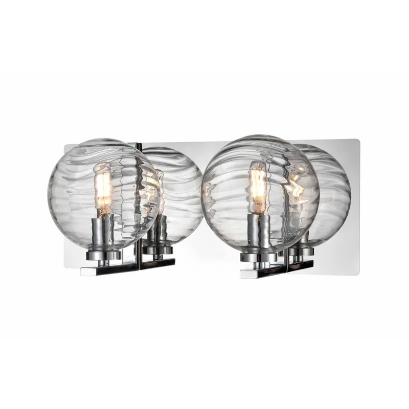 Tropea 2 Light 15.25 inch Chrome Bath Vanity Wall Light