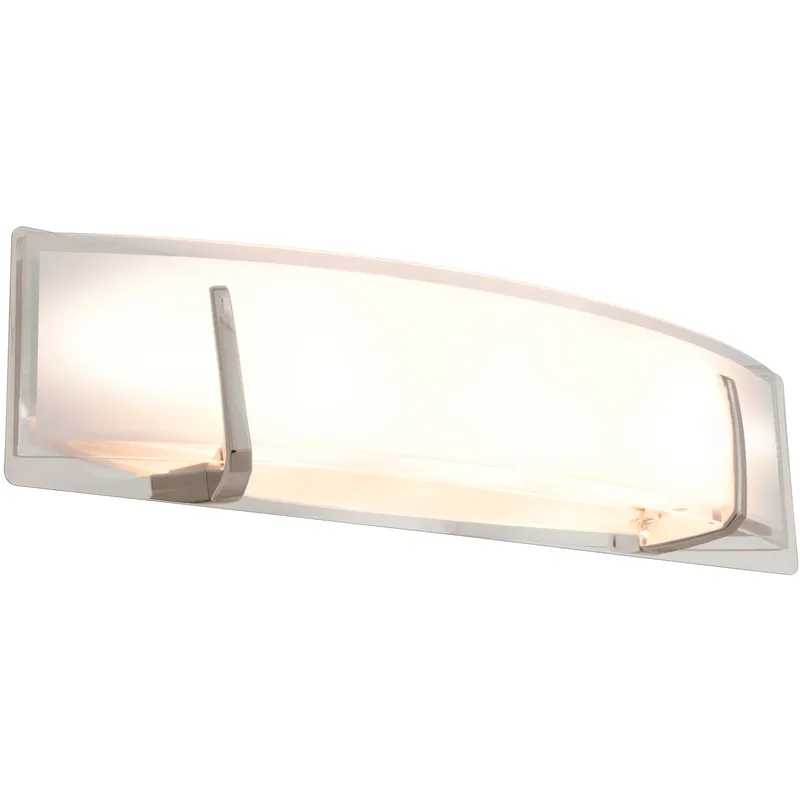 Hyperion LED 23.75 inch Buffed Nickel Bath Vanity Wall Light