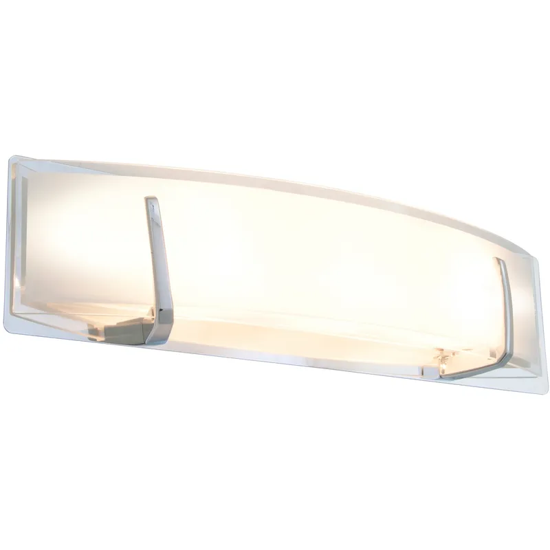 Venture CCT LED 18.25 inch Brass Bath Vanity Wall Light