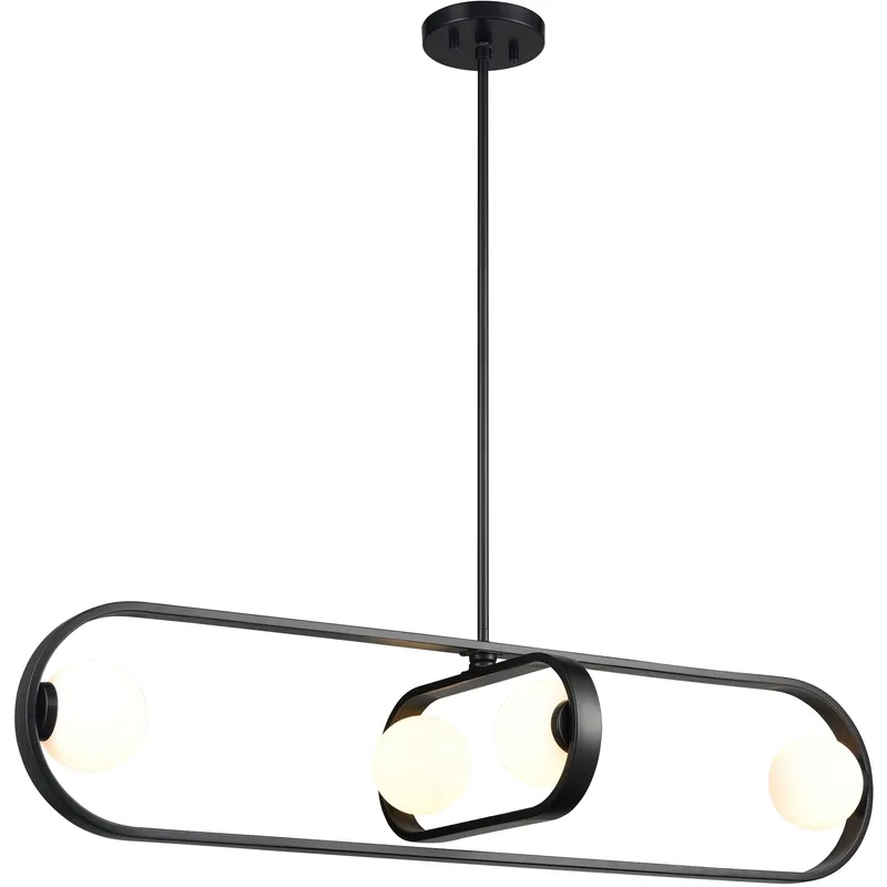 Atwood Linear Ceiling Light in Ebony