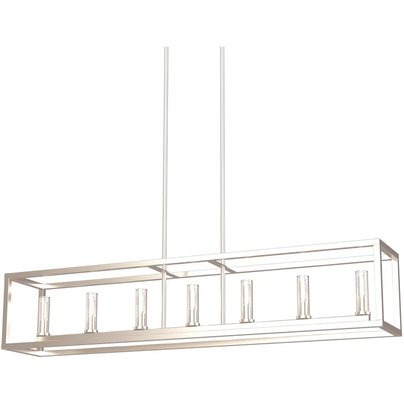 Sambre Linear Ceiling Light in Buffed Nickel