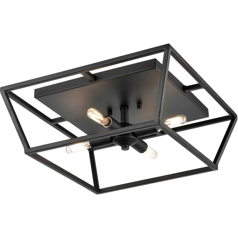 Cabot Trail 4 Light 14.75 inch Graphite Semi-flush Mount Ceiling Light