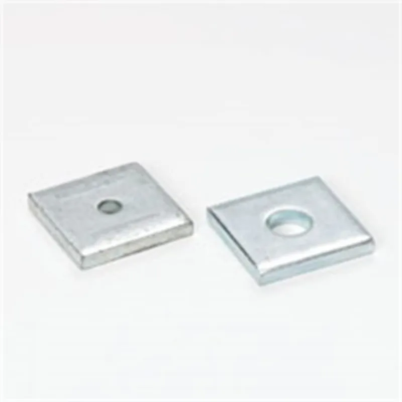 Square Washer, 5/16-In. Hole, 1/4-In. Bolt, Zinc Plated