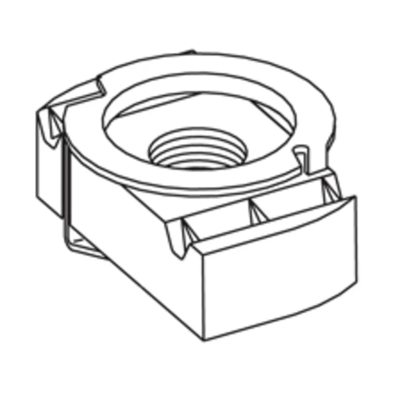 Twirl Nut, 3/8-16. Steel/Zinc Plated