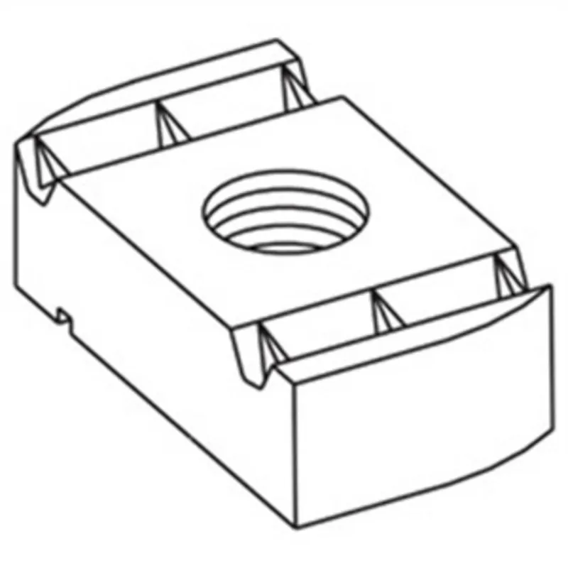 NUT WO SPRING, 1/4"-20 THREAD, 1/4" NUT