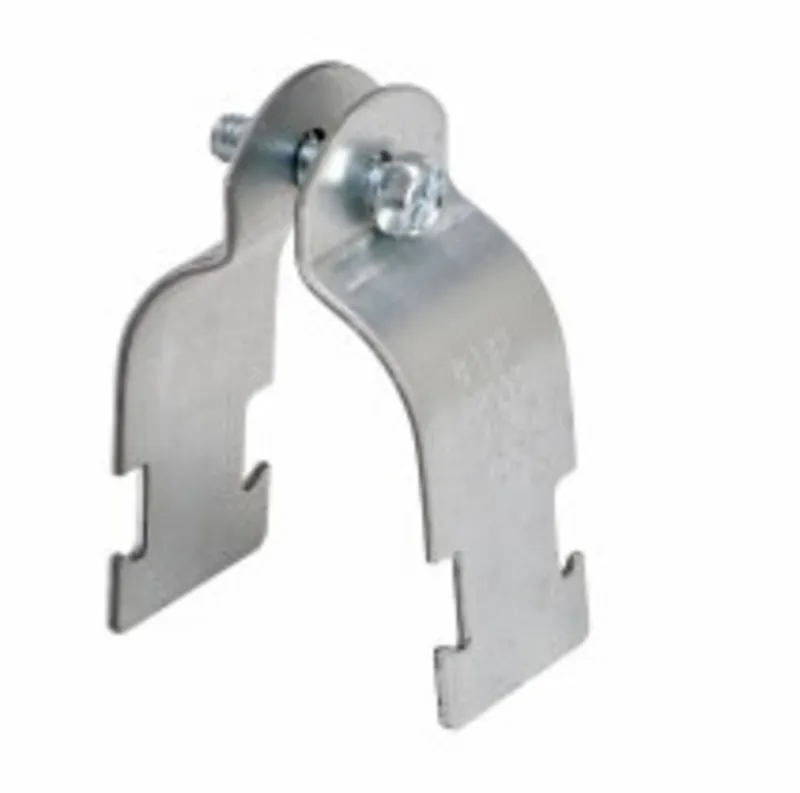 Rigid Strut Strap, 1-1/2", Steel With Zinc Finish