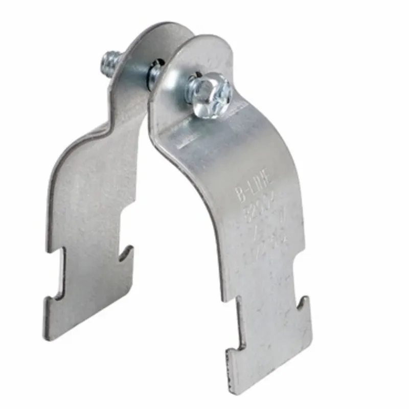 Rigid Strut Strap, 3/4", Steel With Zinc Finish