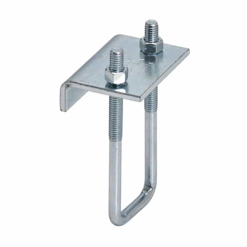 Beam Clamp, 3/4" Max Flange, For Use With 1-5/8" Channel, Steel/Zinc