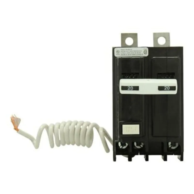 QB GFCI Circuit Breaker, 20A, 22 kAIC,2P