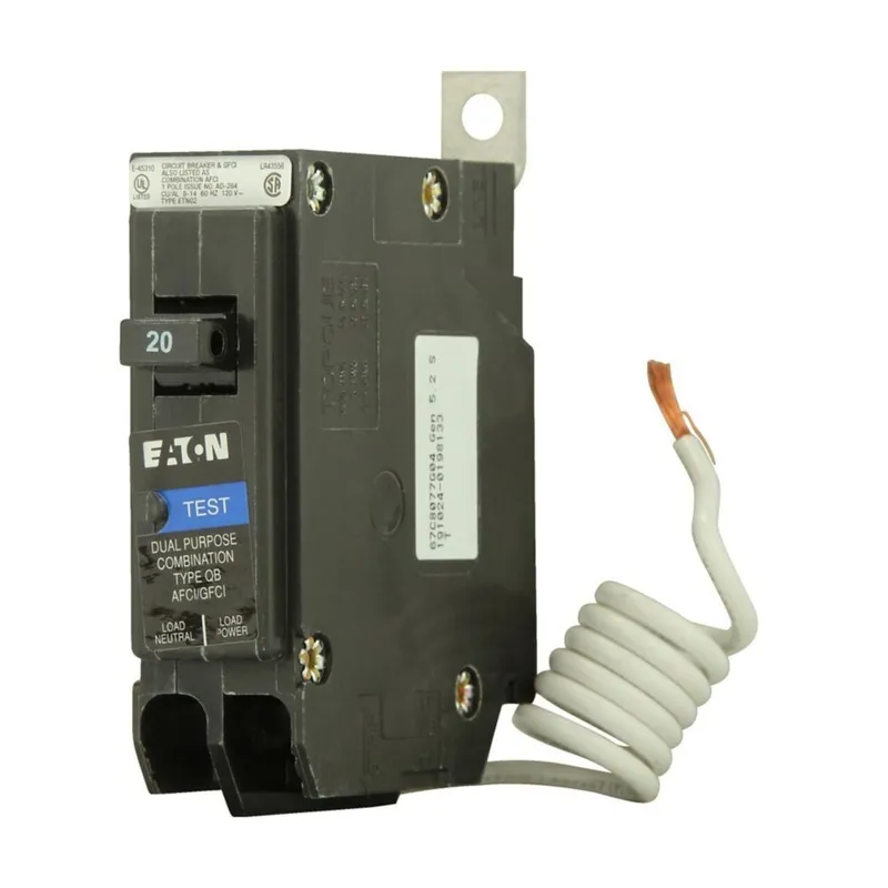 Breaker, Bolt-On, Miniature, Dual Function, AF/GF, 1P, 20A