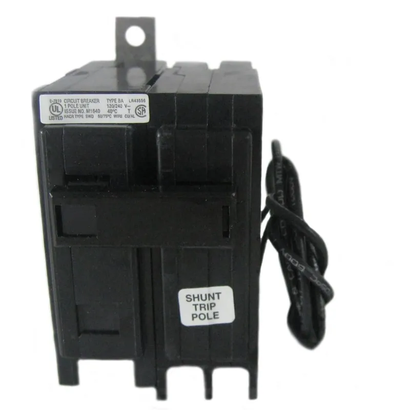 Breaker, 20A, 1P, 120/240V, Type BAB, 10 kAlC, Bolt On, Shunt Trip