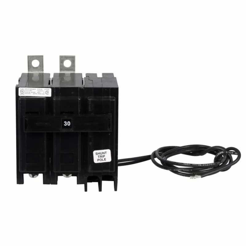 Breaker, 30A, 2P, 120/240V, Type BAB, 10 kAlC, Bolt On, Shunt Trip
