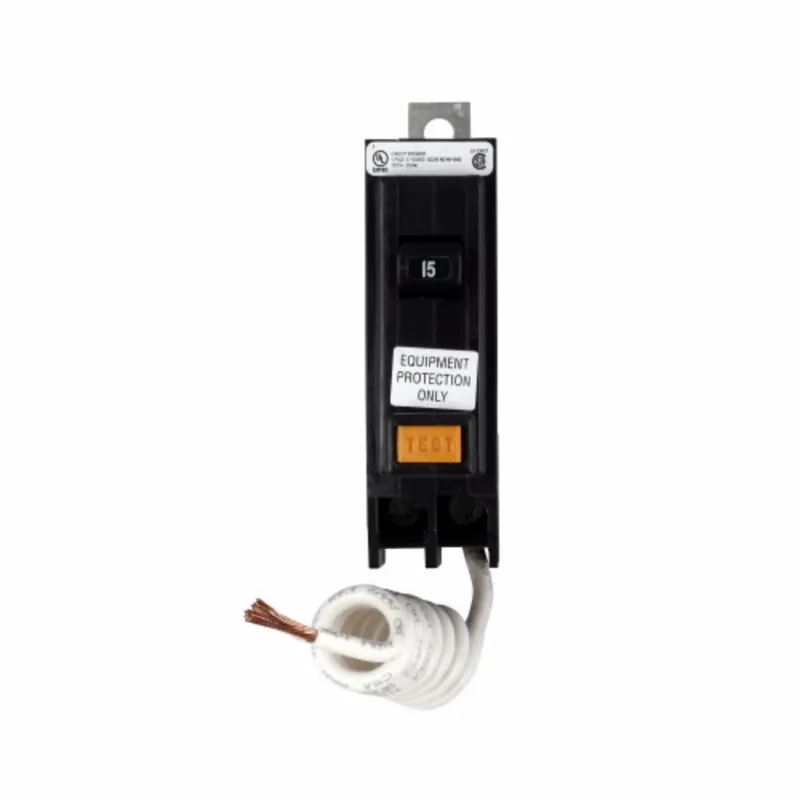 Breaker, Bolt-On, 15A, 1P, 120V, Ground Fault Equipment Protection
