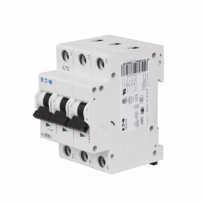10A, 3P, 277/480V, 48VDC, 10 kAIC, C-Curve, UL 489