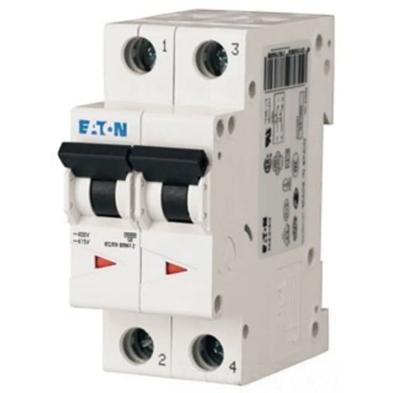 15A, 2P, 277/480V,48VDC, 10 kAIC, C-Curve, UL1077 CB