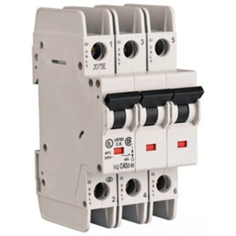 6A, 3P, 277/480V, 48VDC, 10 kAIC, D-Curve, UL 489 CB