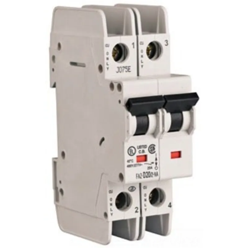 20A, 2P, 250V DC, 10 kAIC, C-Curve, UL 489 CB