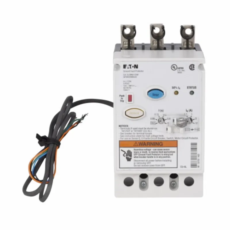 EG Earth, Leakage Module, 125 A, Three-pole, 120-480 V, Frame EG, Series G