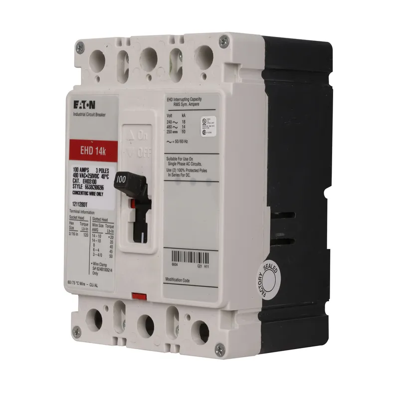 TYPE EHD BRK 3P 70A 480VAC MAX 14KAIC