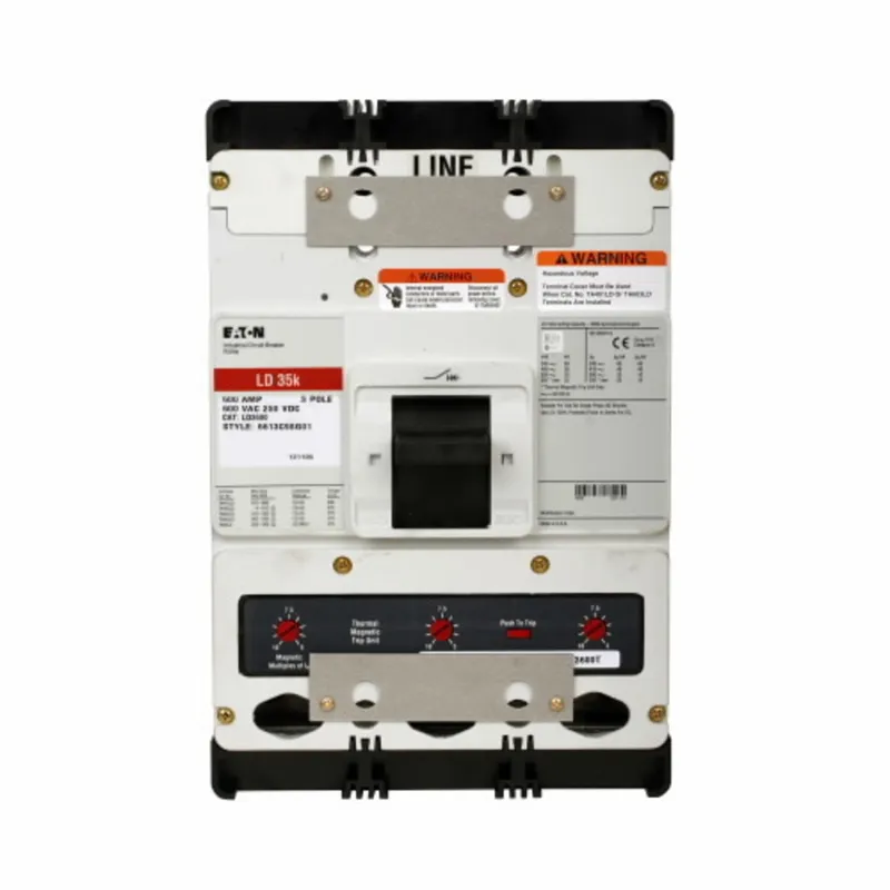 Breaker, Molded Case, L-Frame HLD, 450A, 600VAC, 250VDC, 3P, Aluminum