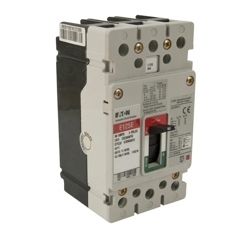 60A, 3P, 415/480V, 25 kAIC CB