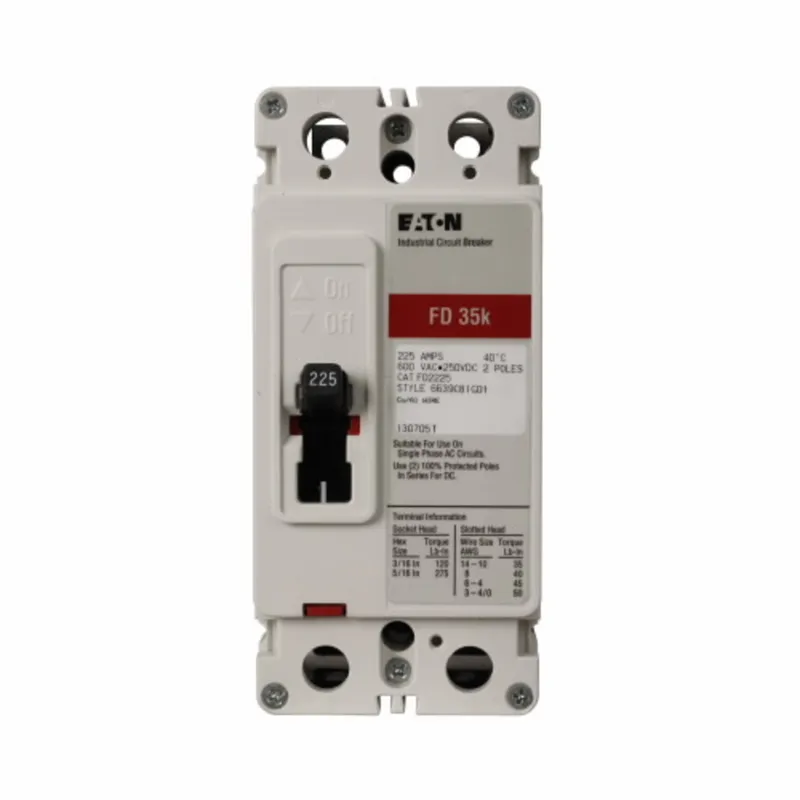 TYPE FD BREAKER 2P 40A/ 250VDC MAX 10K / 600VAC MAX 18K AIC