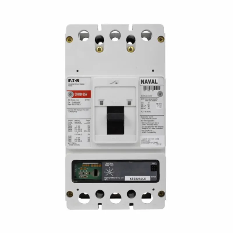Breaker, Molded Case, Frame Only, 400A, 600VAC, 250VDC, 3P, 65kAIC