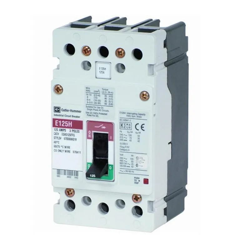 Breaker, Molded Case, Type EG, 3P, 100A, 25kAIC, 480VAC