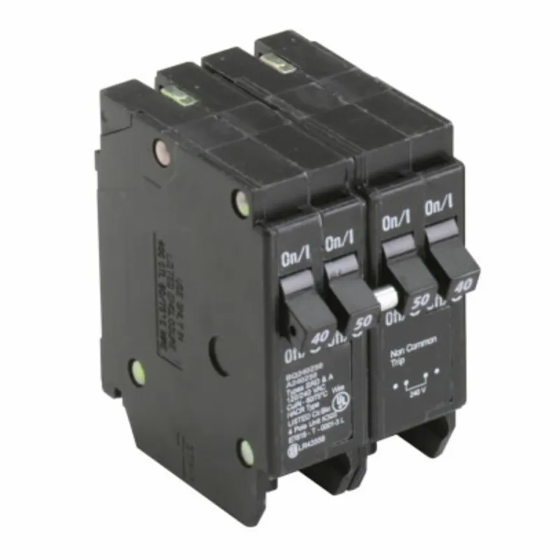 Breaker, 40/50A, 2P, 120/240V, 10 kAIC, CTL Quad, BR Series
