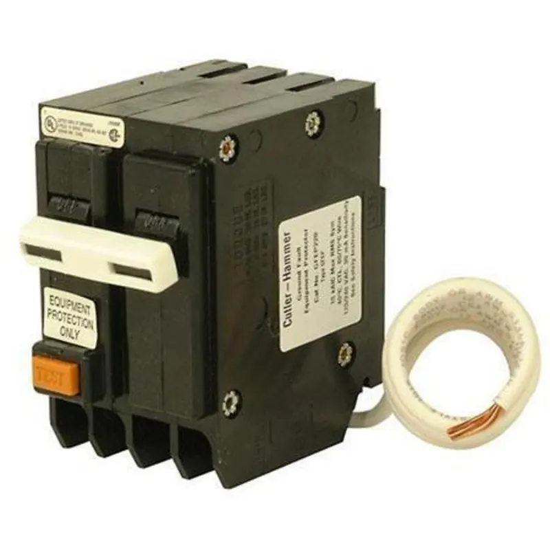 Breaker, Plug On, 20A, 2P, 120/240VAC, 10 kAIC, BR, Equipment Protector