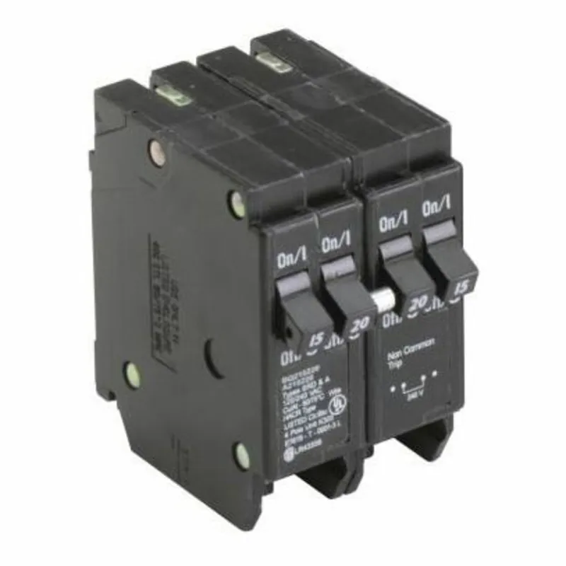 Breaker, 15/20A, 2P, 120/240V, 10 kAIC, CTL Quad, BR Series