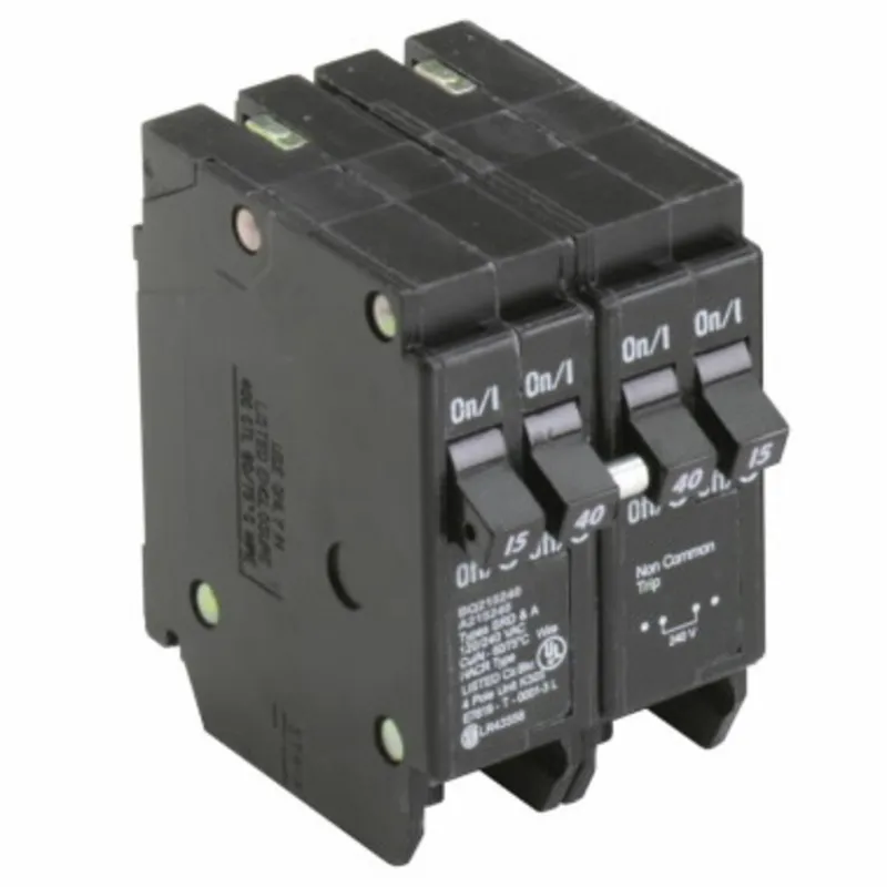 Breaker, 15/40A, 120/240V, 10 kAIC, CTL Quad CB