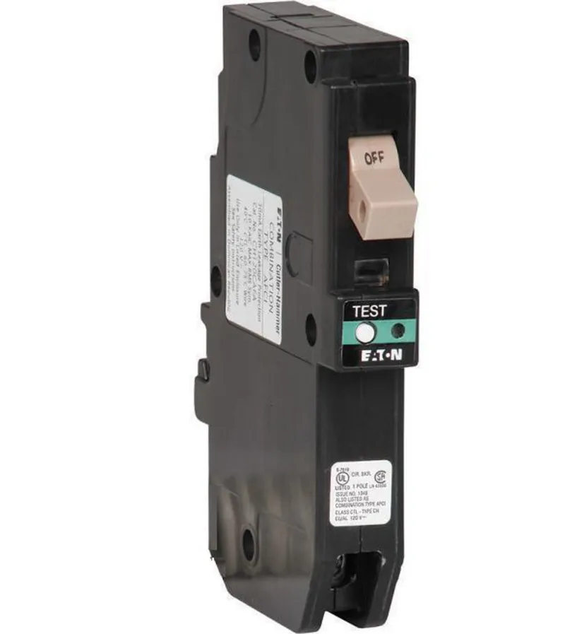 Breaker, 20A, 1P, 120V, 10 kAIC, Type CH, Ground Fault