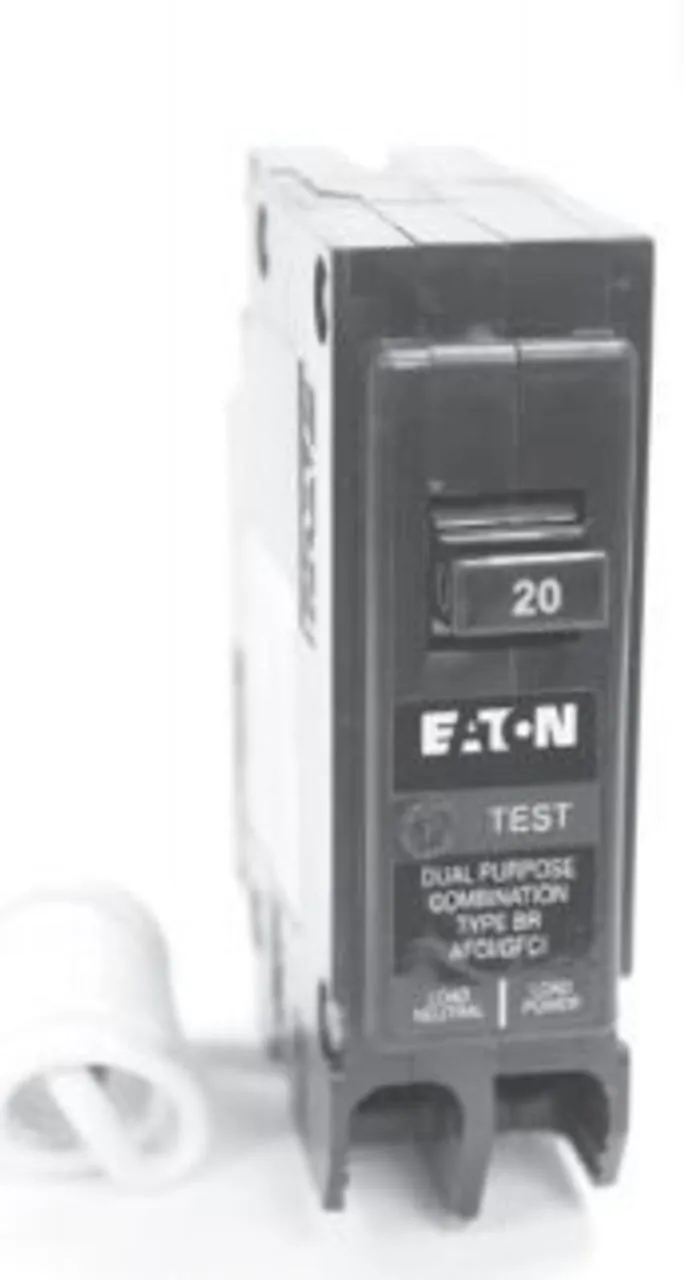 Breaker, 20A, 1P, 120/240V, 22 kAIC, Type BR Combo AFCI/GFCI