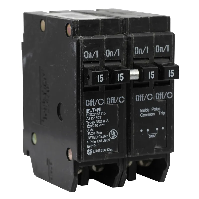 Breaker, 15/50A, 2P, 120/240V, 10 kAIC, CTL Quad, BR Series