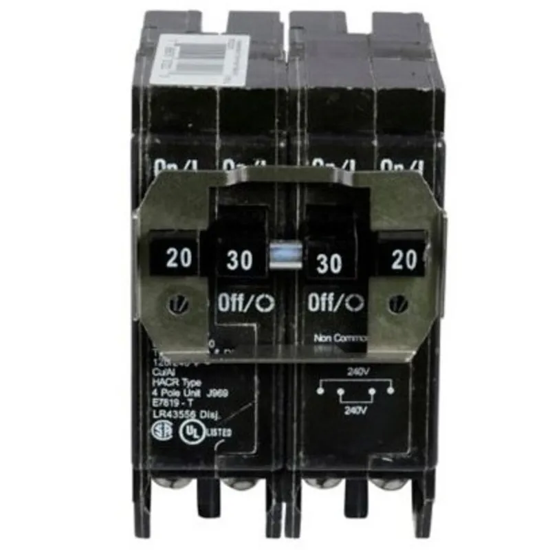 Non-CTL Breaker, 30/30A, 2P, 120/240V, 10 kAIC, Quad BR Series