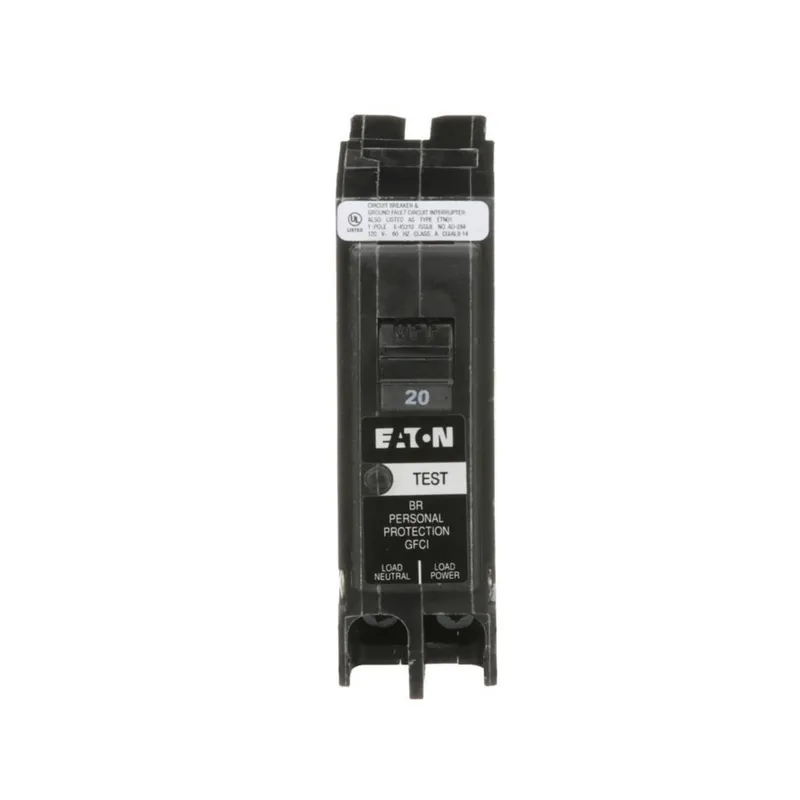 Breaker, 20A, 1P, 120V, 10 kAIC, Type BR Ground Fault