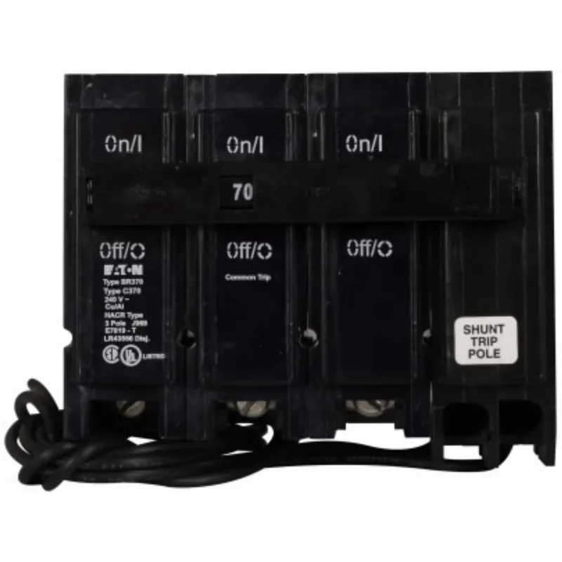 Breaker, 100A, 3P, 240V, 10 kAIC, Shunt Trip