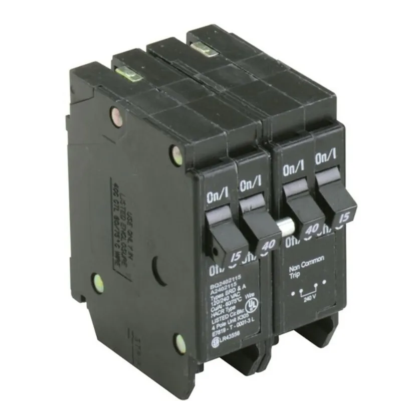 Breaker, 40/40A, 2P, 120/240VAC, 10 kAIC, CTL Quad, BR Series