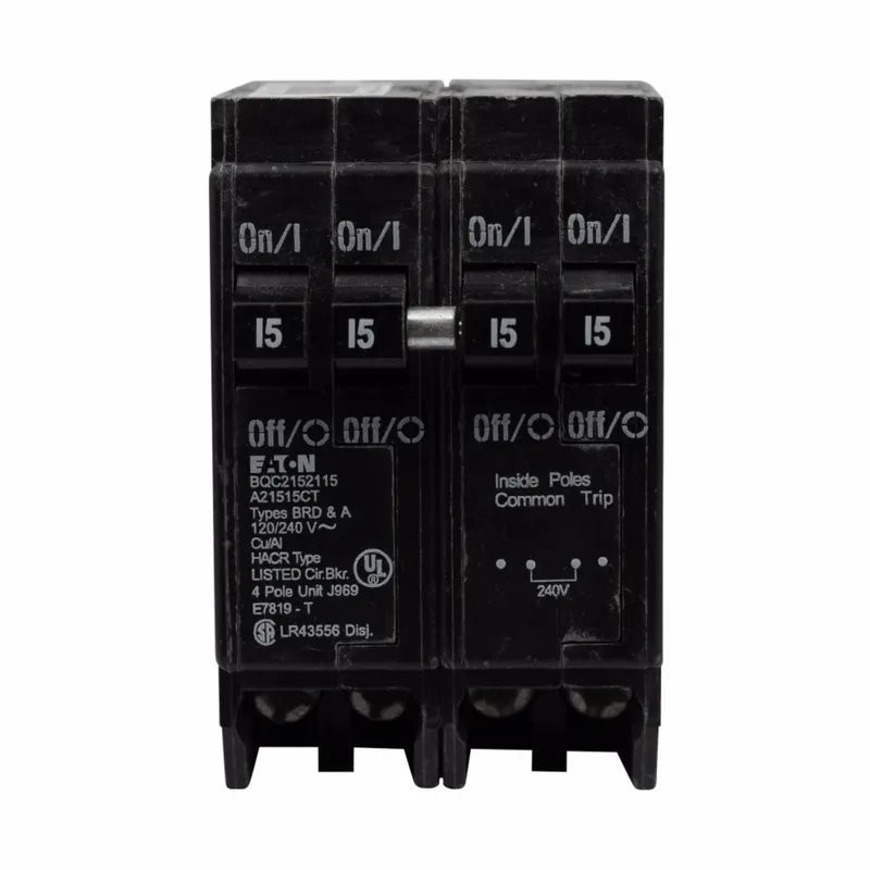 Breaker, 20/20A, 2P, 120/240V, 10 kAIC, CTL Quad, BR Series