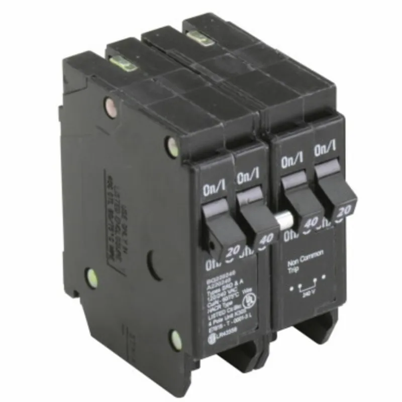 Breaker, 20/40A, 2P, 120/240V, 10 kAIC, CTL Quad, BR Series
