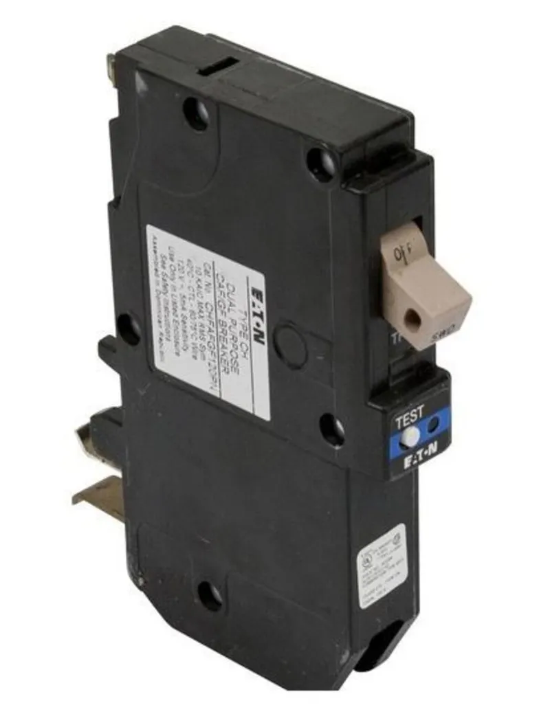 Breaker, 20A, 1P, 120/240V, 10 kAIC, Type CH, Combo AFCI/GFCI