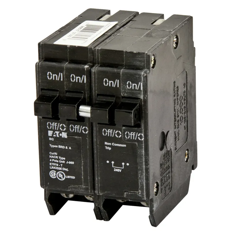 Breaker, 20/15A, 2P, 120/240V, 10 kAIC, CTL Quad, BR Series