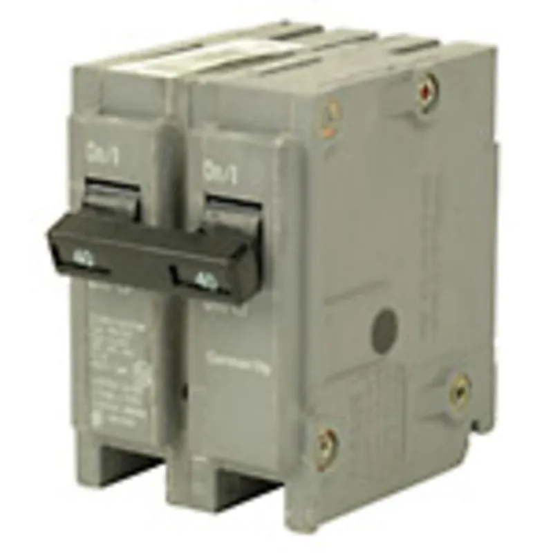 Breaker, Plug-On, BR Type, 2P, 40A, 22kAIC, 120/240VAC, 2" Width
