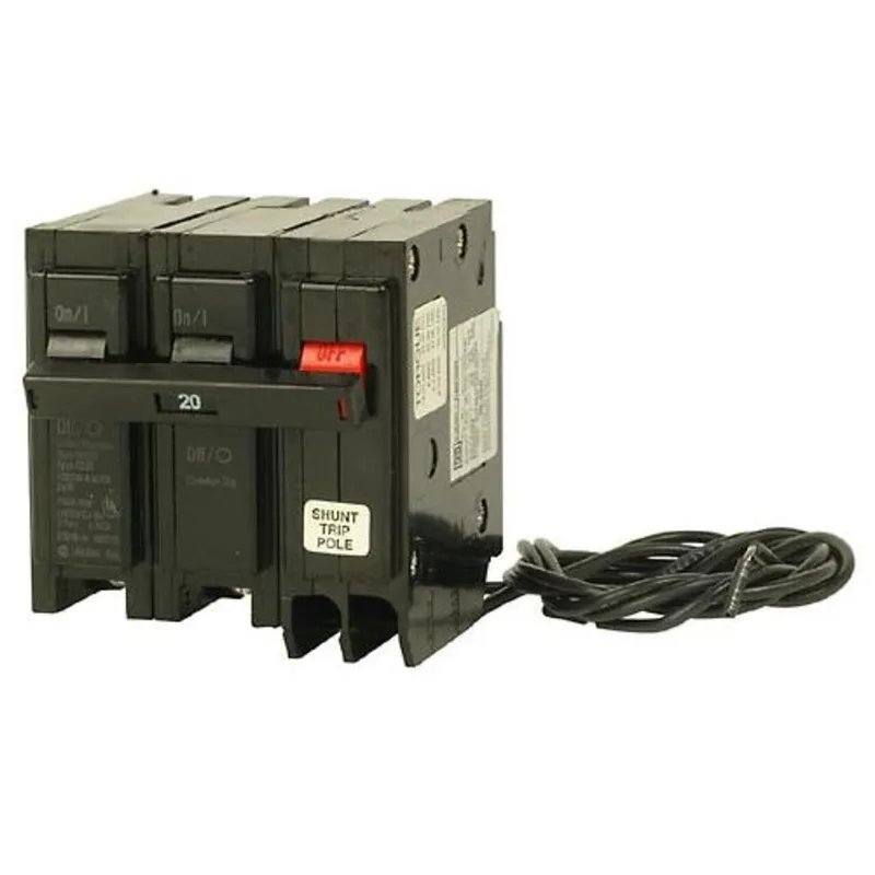 Breaker, 40A, 2P, 120/240V, Type BR, 10 kAIC, Shunt Trip