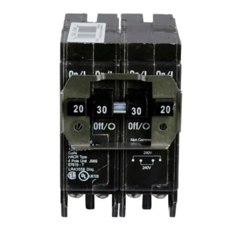 Breaker, 20/20A, 2P, 120/240V, 10 kAIC, CTL Quad, BR Series