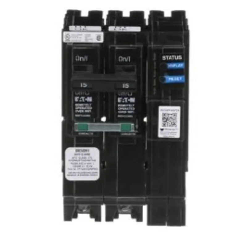 BR Smart Breaker, 2P, 3 Spaces, 15A, 120/240VAC, Plug-on, Wi-Fi Enabled