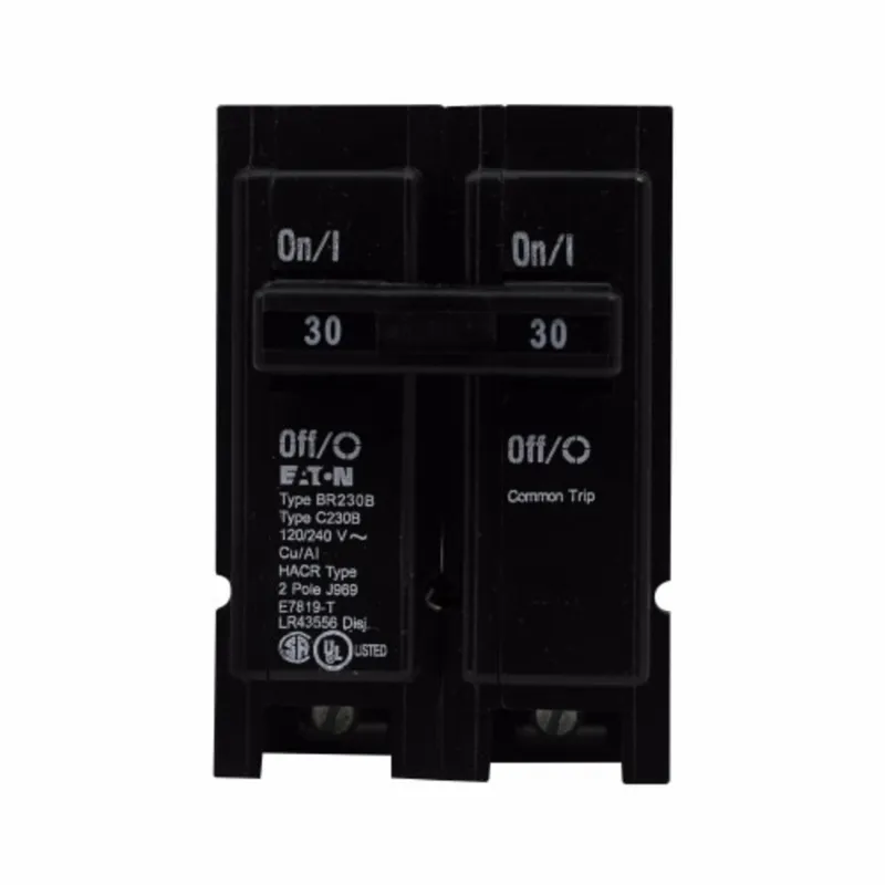 Breaker, 15A, 2P, 120/240V, Type BR, 10 kAIC